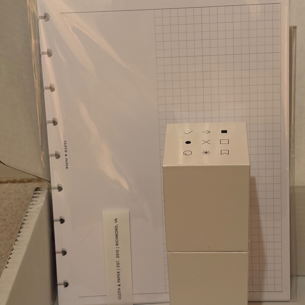 Cloth & Paper destash set  - Stamp Sticks and HP Classic Duo Notes Inserts